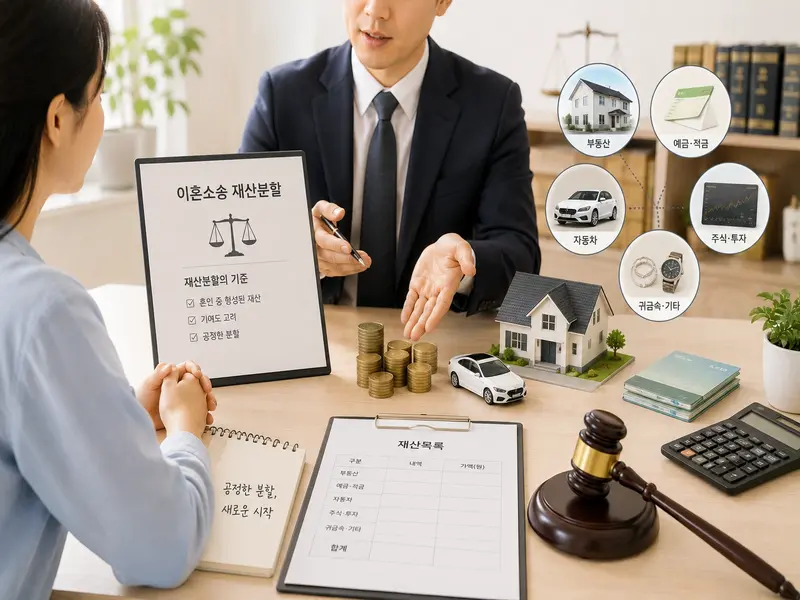 이혼소송 재산분할 재산 조사 사례