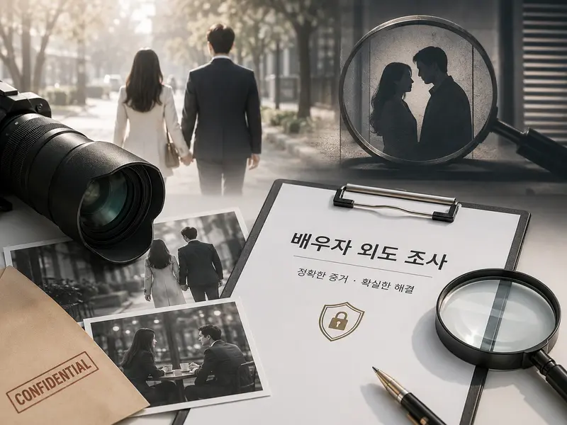 흥신소 굿탐정 배우자 외도 조사 서비스