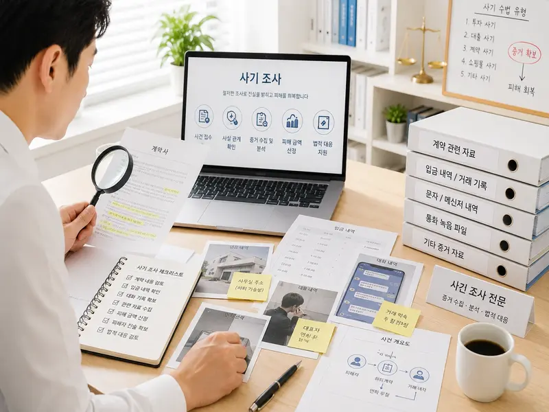 흥신소 굿탐정 사기 조사 서비스
