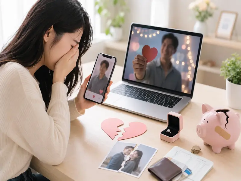 로맨스 스캠 피해 조사 사례
