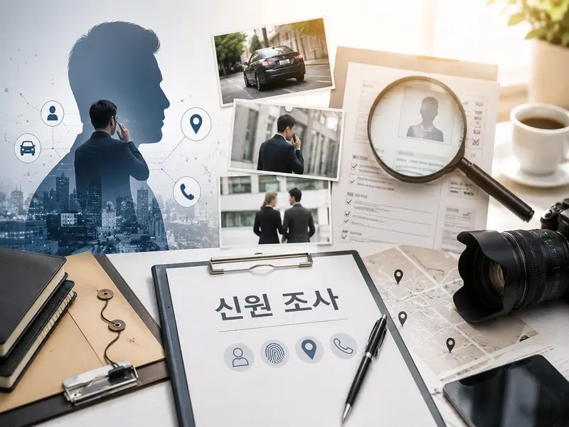 흥신소 굿탐정 신원 조사 서비스