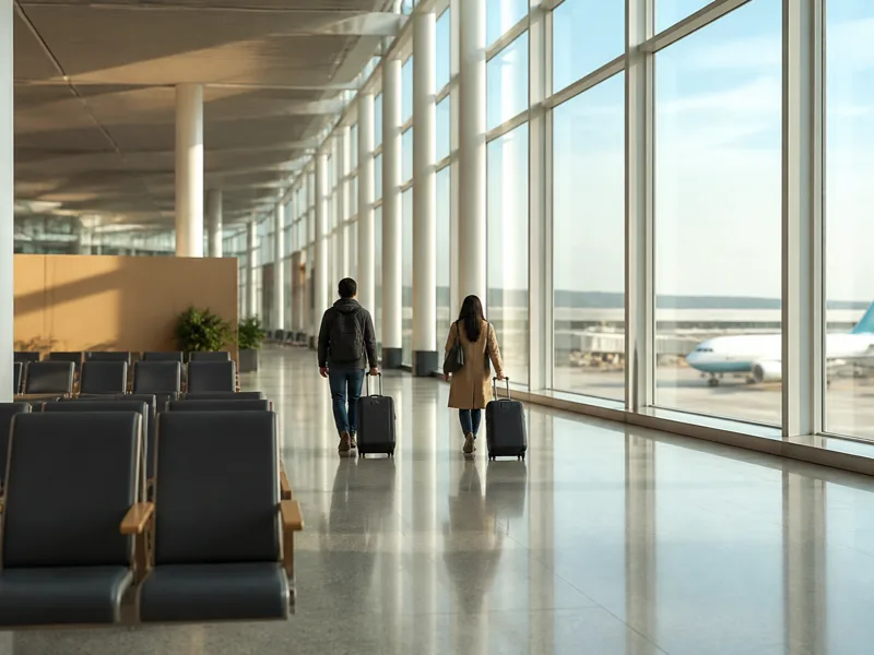 일정이 특정된 조사 사례 공항 장면
